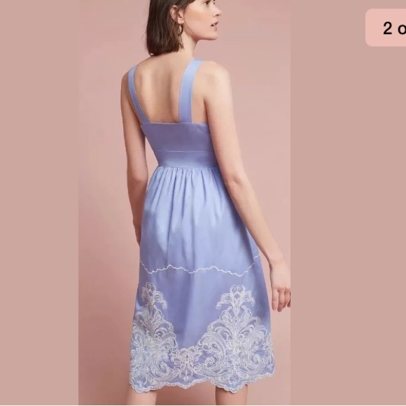 Anthropologie Foxiedox Uma Embroidered Dress - Picture 3 of 4